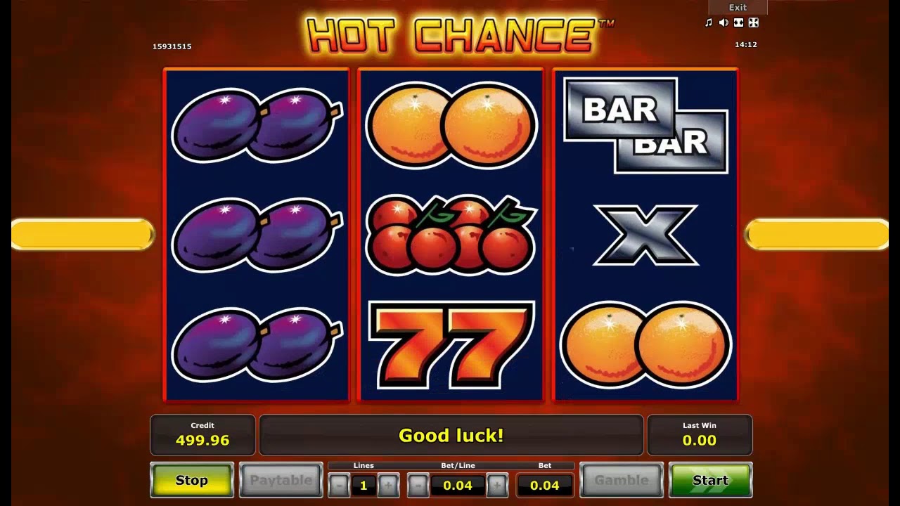 Автомати на гривні Hot Chance (Горячий шанс, Хот Ченс) в казино Вулкан